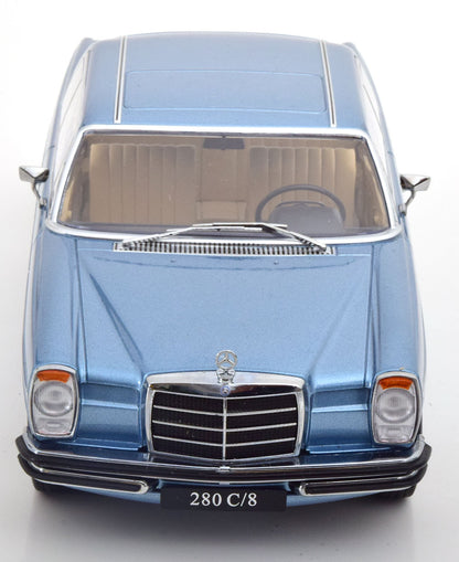 MERCEDES 280C/8 W114 COUPE LIGHT BLUE METALLIC 1969