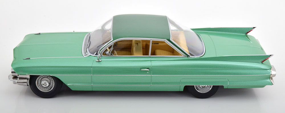 CADILLAC SERIES 62 COUPE DEVILLE 1961 LIGHT GREEN METALLIC &amp; GREEN METALLIC