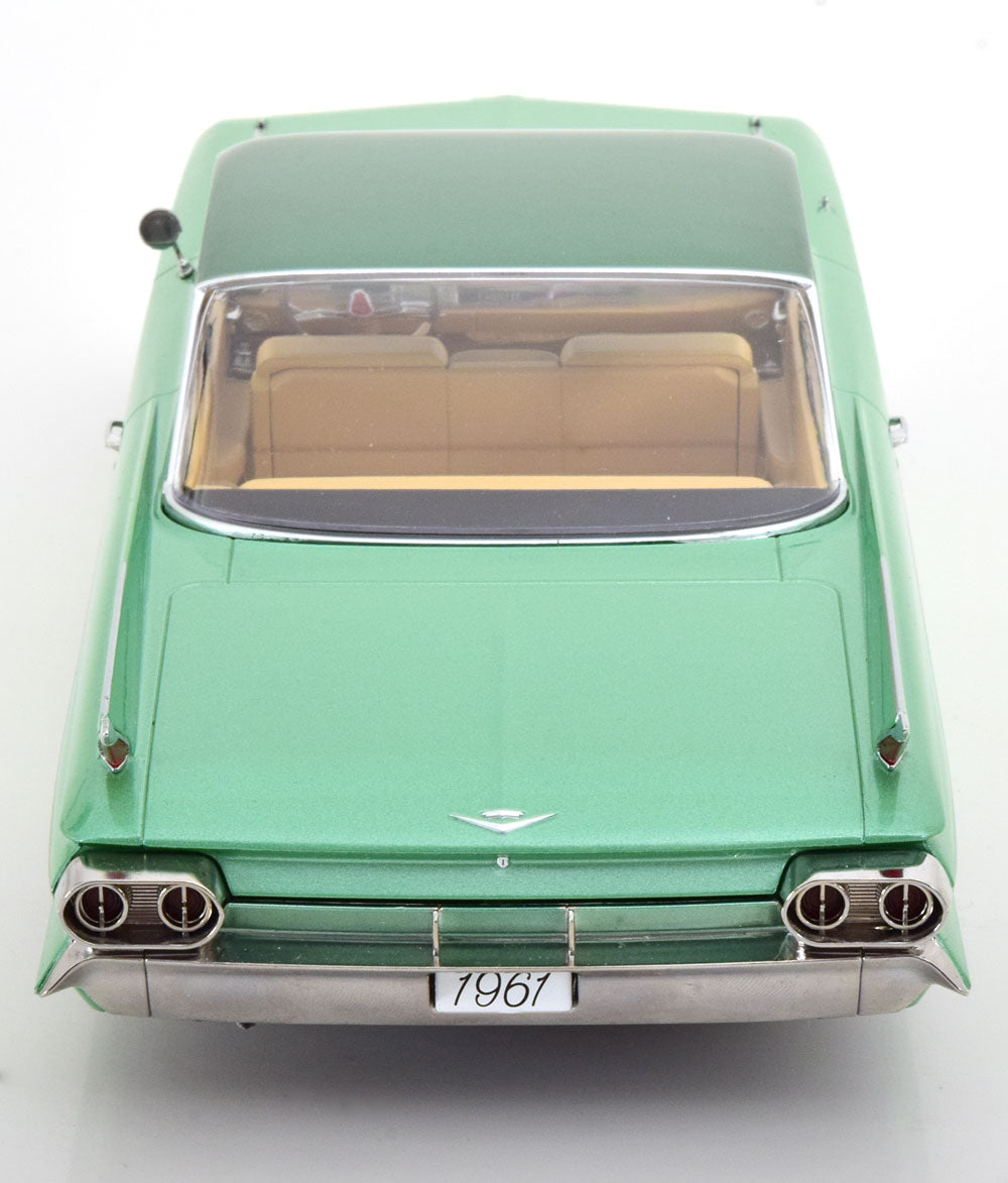 CADILLAC SERIES 62 COUPE DEVILLE 1961 LIGHT GREEN METALLIC &amp; GREEN METALLIC