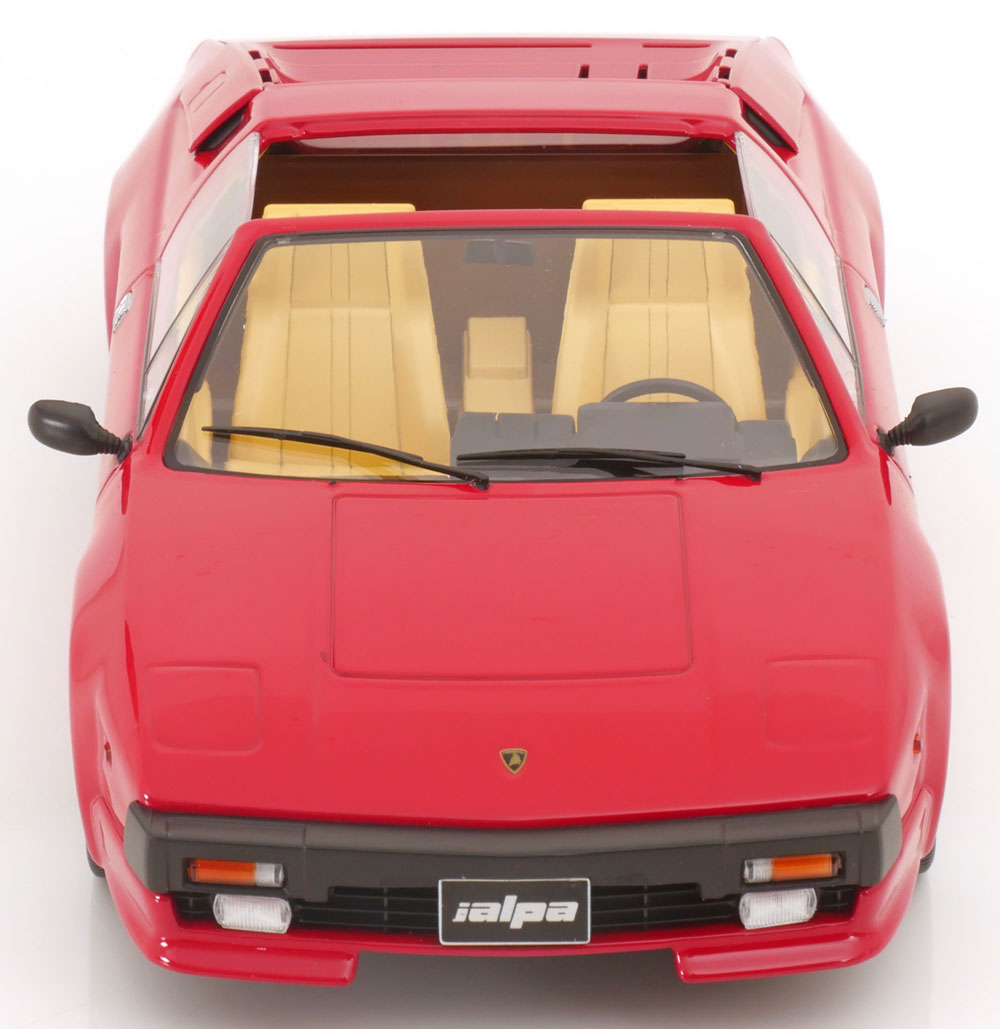 LAMBORGHINI JALPA 3500 RED 1982 WITH REMOVABLE HARDTOP