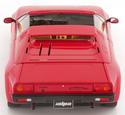 LAMBORGHINI JALPA 3500 RED 1982 WITH REMOVABLE HARDTOP