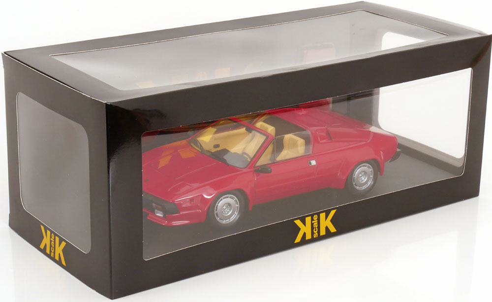 LAMBORGHINI JALPA 3500 RED 1982 WITH REMOVABLE HARDTOP