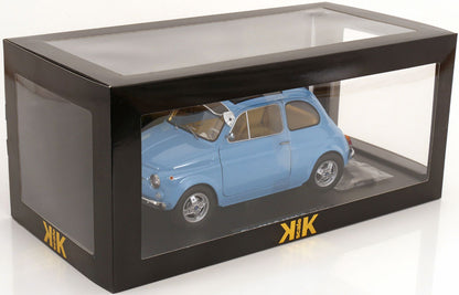 FIAT 500 F CUSTOM WITH ABARTH RIMS LIGHT BLUE 1968