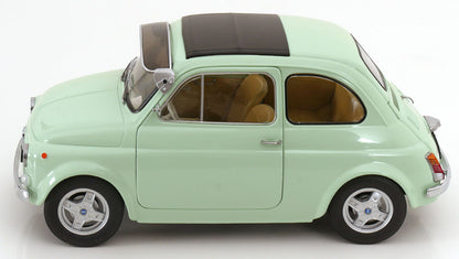 FIAT 500 F CUSTOM WITH ABARTH RIMS MINT GREEN 1968