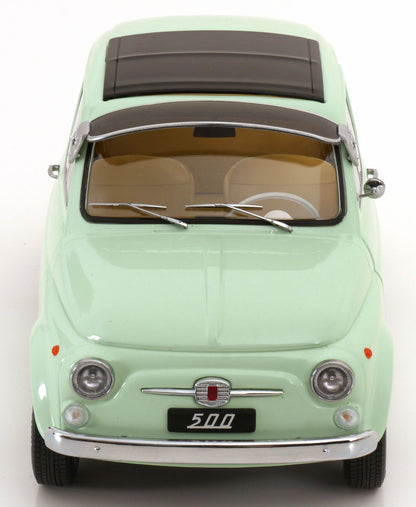 FIAT 500 F CUSTOM WITH ABARTH RIMS MINT GREEN 1968