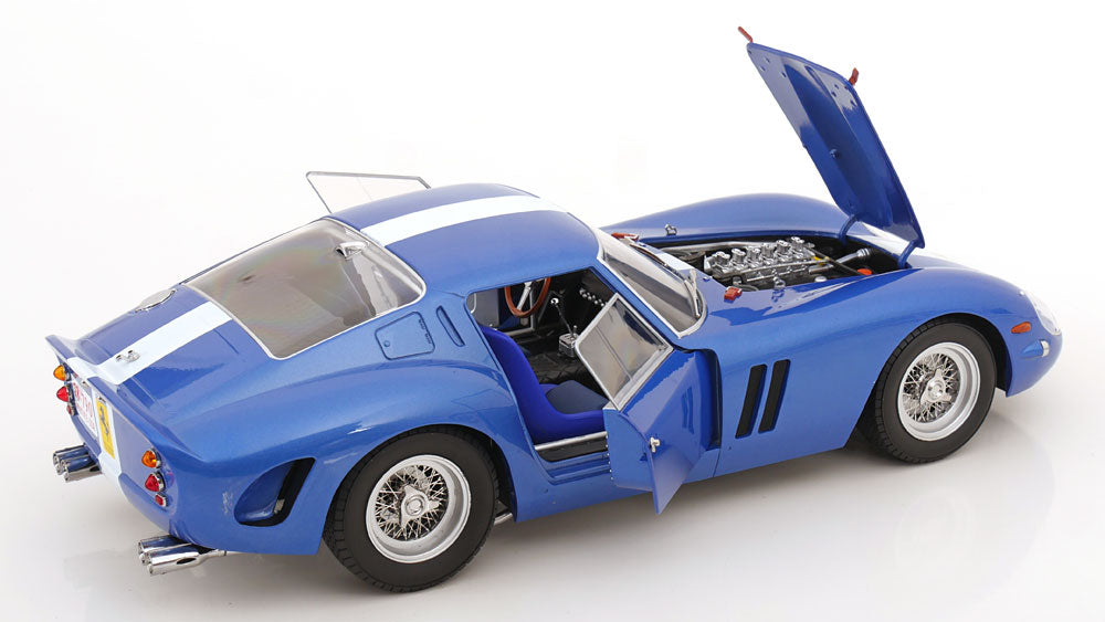 FERRARI 250 GTO BLUE METALLIC & WHITE 1962