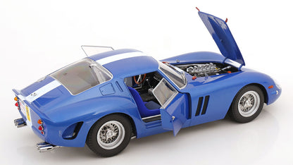 FERRARI 250 GTO BLUE METALLIC & WHITE 1962