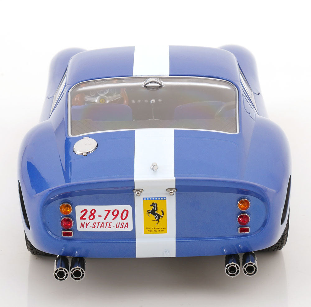 FERRARI 250 GTO BLUE METALLIC & WHITE 1962