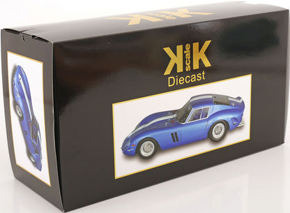 FERRARI 250 GTO BLUE METALLIC & WHITE 1962