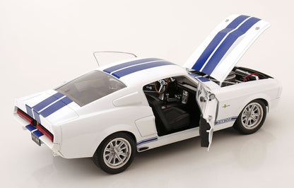 FORD MUSTANG SHELBY GT500 ELEANOR 1967 WHITE & BLUE