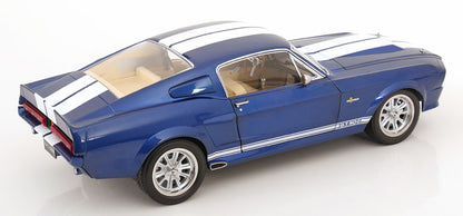 FORD MUSTANG SHELBY GT500 ELEANOR 1967 BLUE METALLIC & WHITE