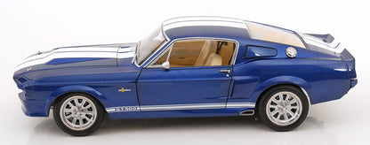 FORD MUSTANG SHELBY GT500 ELEANOR 1967 BLUE METALLIC & WHITE