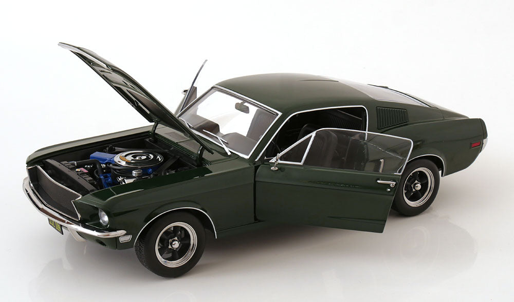 FORD MUSTANG GT FASTBACK DARK GREEN 1968 BULLITT LOOK-A-LIKE
