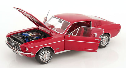 FORD MUSTANG GT FASTBACK RED 1968
