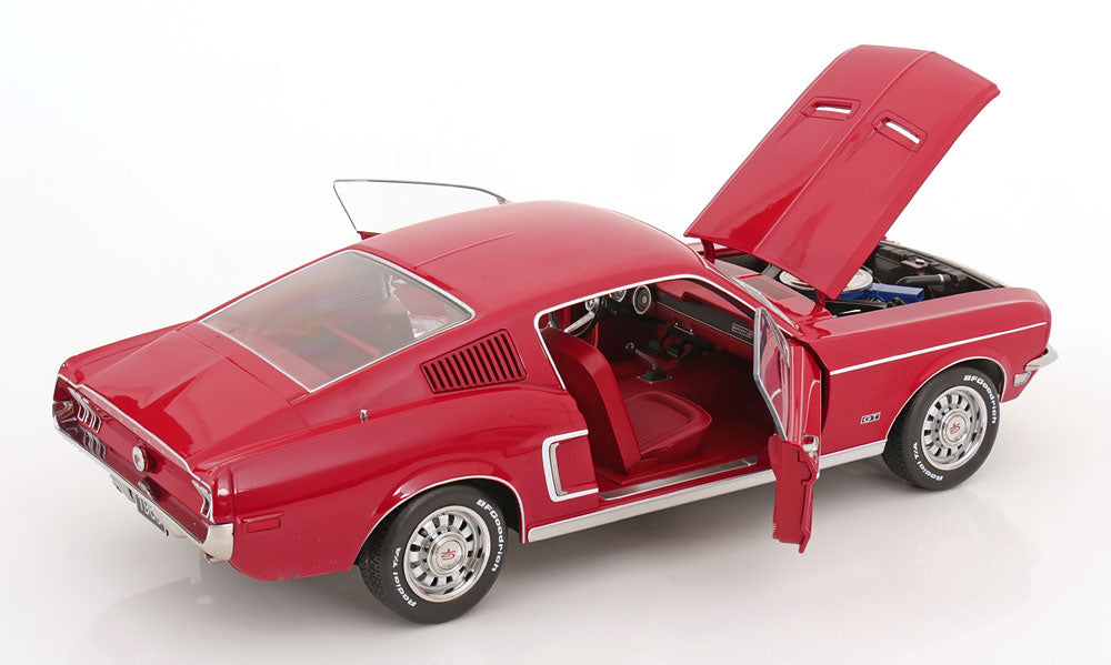 FORD MUSTANG GT FASTBACK RED 1968