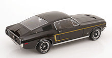 FORD MUSTANG GT FASTBACK BLACK 1968