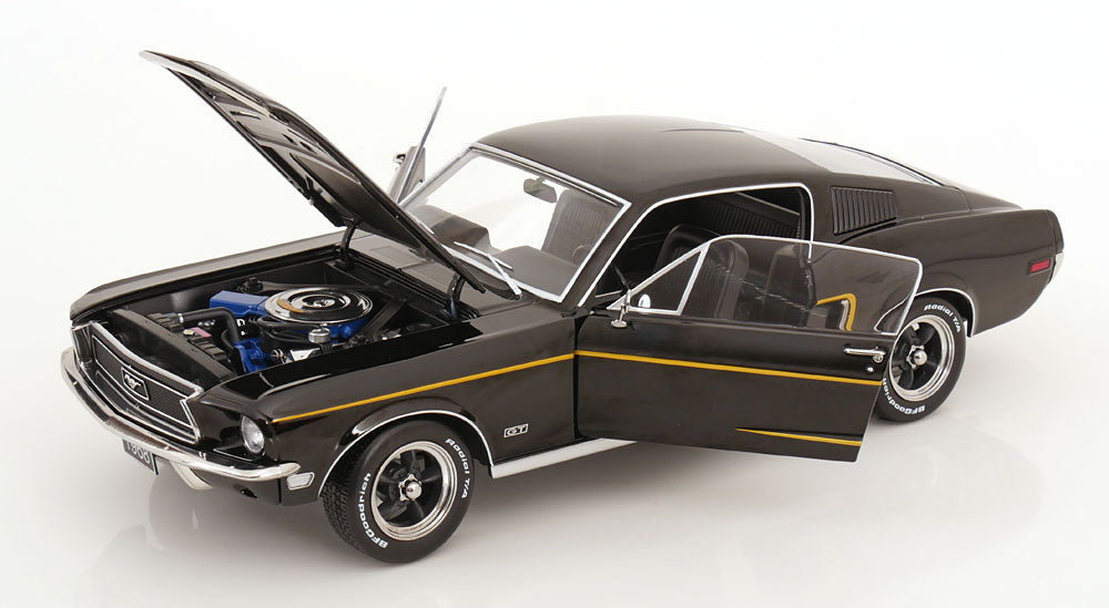 FORD MUSTANG GT FASTBACK BLACK 1968