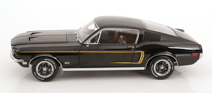 FORD MUSTANG GT FASTBACK BLACK 1968