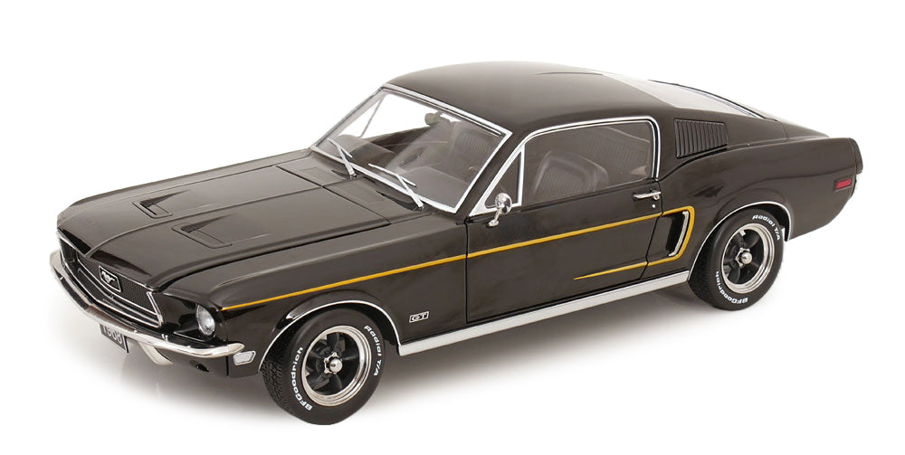 FORD MUSTANG GT FASTBACK BLACK 1968