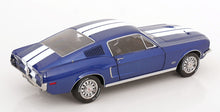 FORD MUSTANG GT FASTBACK BLUE METALLIC & WHITE 1968