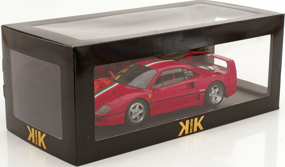 FERRARI F40 ITALIA DESIGN RED WHITE GREEN