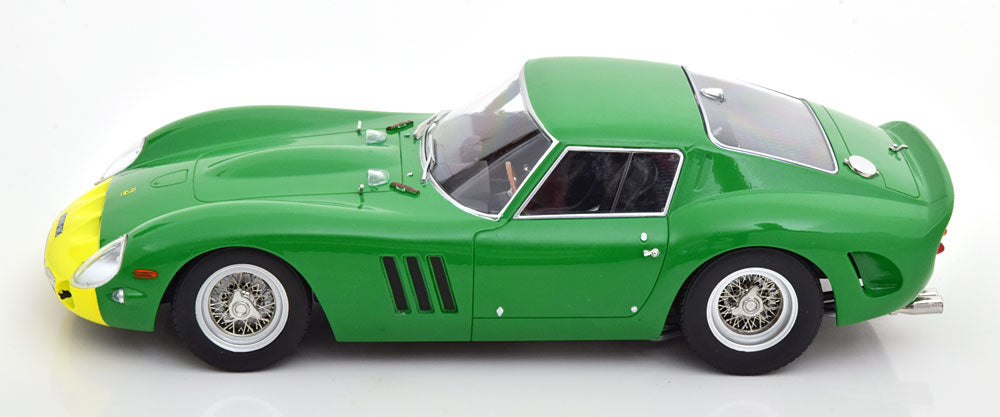 FERRARI 250 GTO 1962 GREEN &amp; YELLOW WITH 4 DIFFERENT DECAL SETS