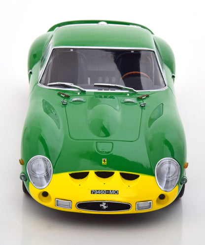 FERRARI 250 GTO 1962 GREEN &amp; YELLOW WITH 4 DIFFERENT DECAL SETS