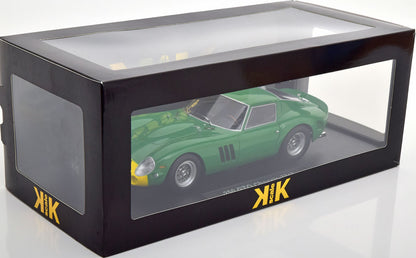 FERRARI 250 GTO 1962 GREEN &amp; YELLOW WITH 4 DIFFERENT DECAL SETS