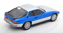 PORSCHE 924 TURBO SILVER &amp; BLUE METALLIC 1986