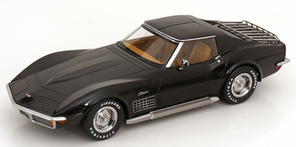 CHEVROLET CORVETTE C3 BLACK 1972 WITH REMOVABLE ROOF PARTS