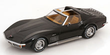 CHEVROLET CORVETTE C3 BLACK 1972 WITH REMOVABLE ROOF PARTS