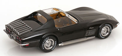 CHEVROLET CORVETTE C3 BLACK 1972 WITH REMOVABLE ROOF PARTS