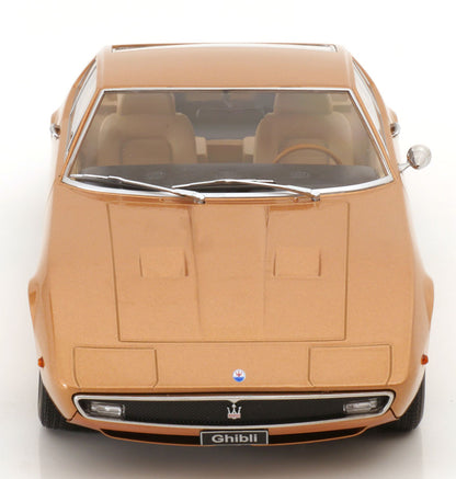 MASERATI GHIBLI COUPE GOLD METALLIC 1969