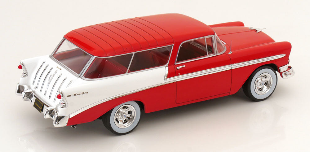 CHEVROLET BEL AIR NOMAD CUSTOM RED &amp; WHITE 1956
