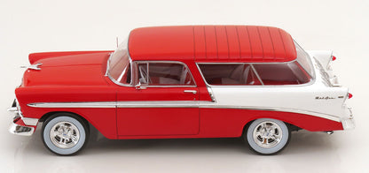 CHEVROLET BEL AIR NOMAD CUSTOM RED &amp; WHITE 1956