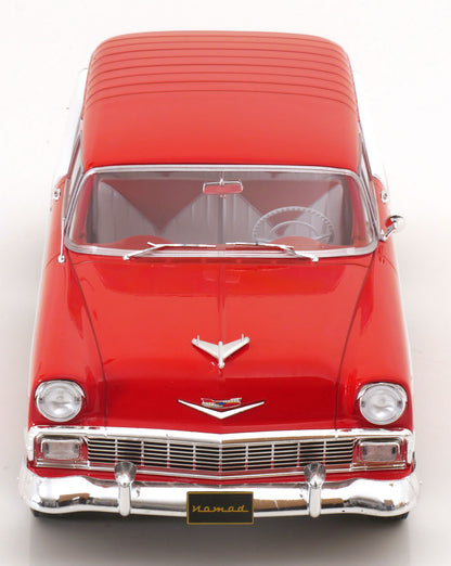 CHEVROLET BEL AIR NOMAD CUSTOM RED &amp; WHITE 1956
