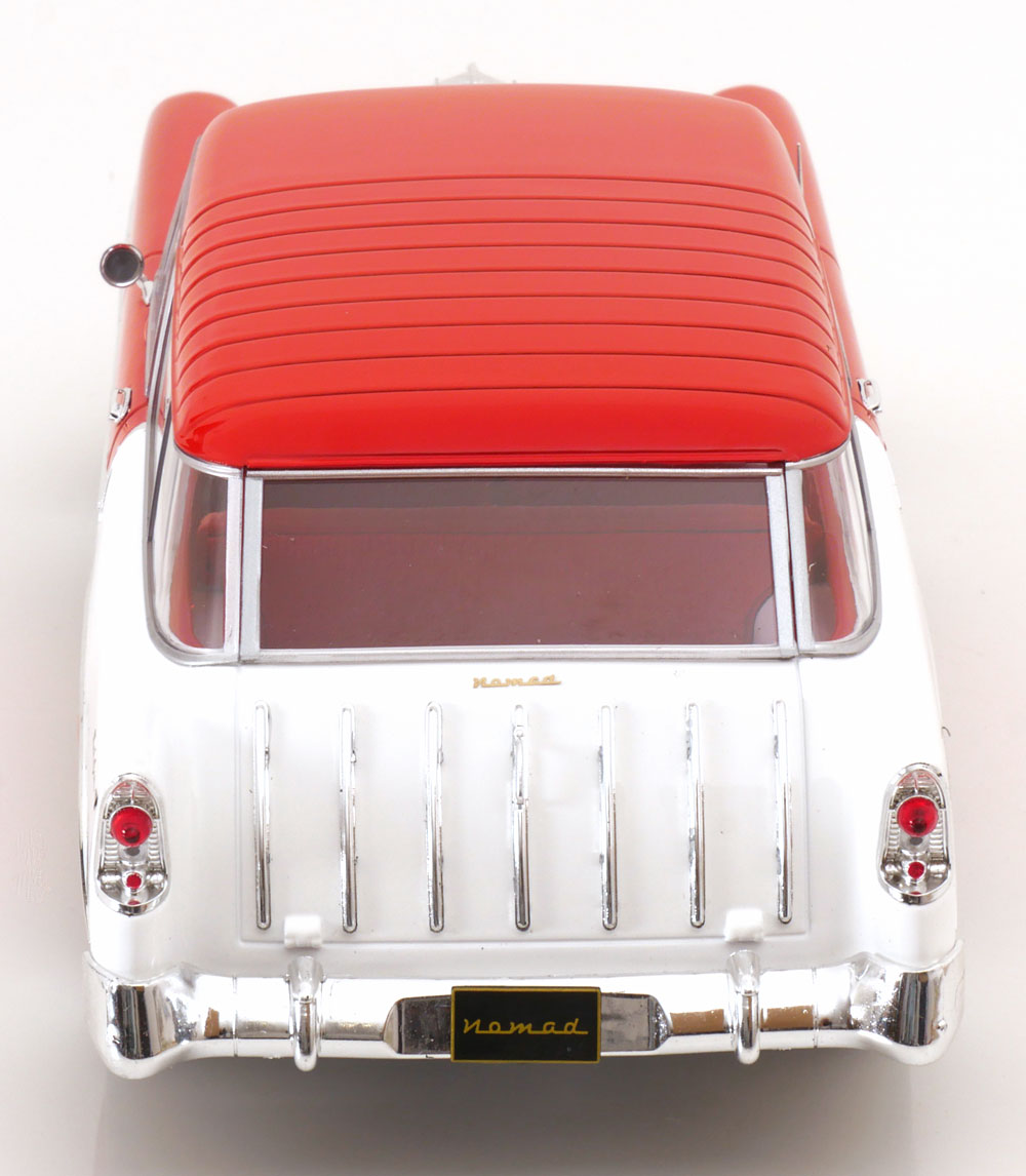 CHEVROLET BEL AIR NOMAD CUSTOM RED &amp; WHITE 1956