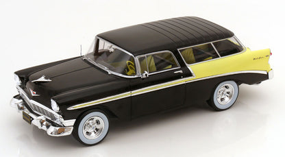 CHEVROLET BEL AIR NOMAD CUSTOM BLACK &amp; LIGHT YELLOW 1956