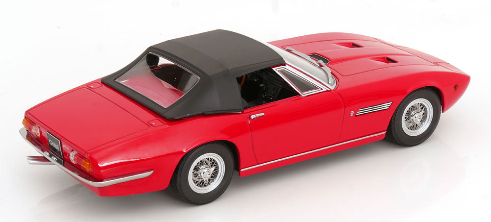 MASERATI GHIBLI SPYDER RED WITH SPOKE RIMS 1970