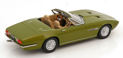 MASERATI GHIBLI SPYDER LIGHT GREEN METALLIC WITH SPOKE RIMS 1970