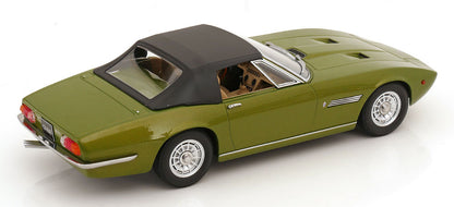 MASERATI GHIBLI SPYDER LIGHT GREEN METALLIC WITH SPOKE RIMS 1970