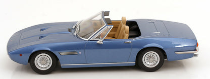MASERATI GHIBLI SPYDER LIGHT BLUE METALLIC WITH SPOKE RIMS 1970