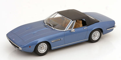 MASERATI GHIBLI SPYDER LIGHT BLUE METALLIC WITH SPOKE RIMS 1970