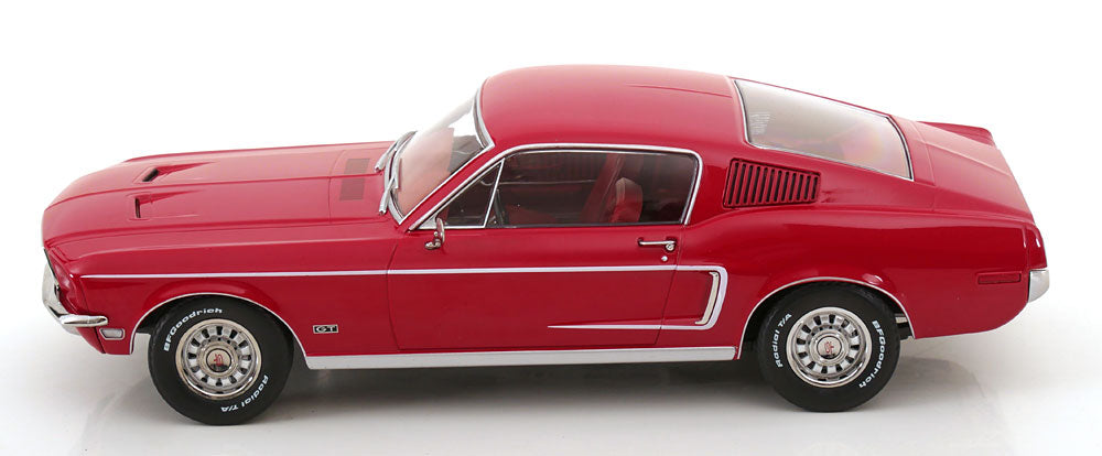 FORD MUSTANG GT FASTBACK RED 1968