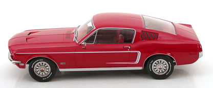 FORD MUSTANG GT FASTBACK RED 1968