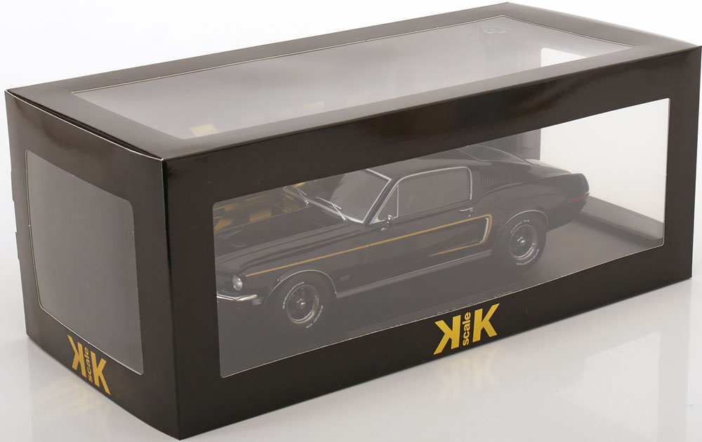 FORD MUSTANG GT FASTBACK BLACK 1968