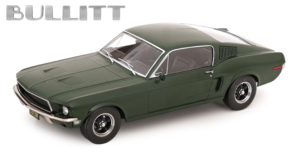 FORD MUSTANG GT FASTBACK FLAT GREEN 1968 ‚ÄúBULLITT‚Äù MOVIE EDITION