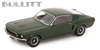 FORD MUSTANG GT FASTBACK FLAT GREEN 1968 ‚ÄúBULLITT‚Äù MOVIE EDITION