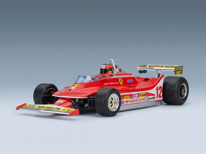 FERRARI | F1  312T4 N.º 12, GANADORA DEL GP DE SUDÁFRICA EN KYALAMI (CON PILOTO) 1979 GILLES VILLENEUVE