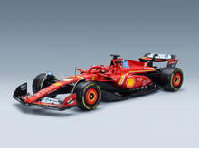 FERRARI | F1  SF-24 EQUIPO SCUDERIA FERRARI N.º 16 4.º GP DE EMILIA ROMAGNA EN IMOLA 2024 CHARLES LECLERC - CON VITRINA